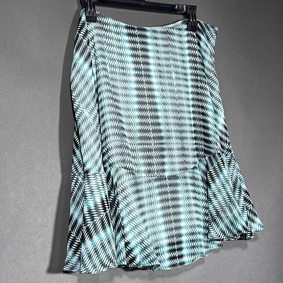 Worthington Ruffle Hem Lined Skirt Size 14 - Picture 2 of 11